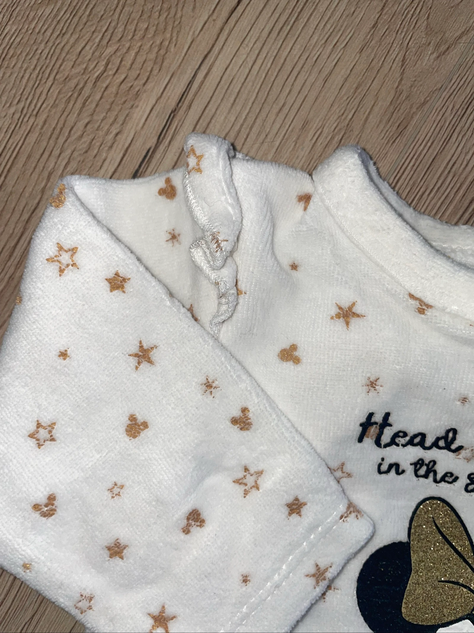 Pijama de veludo 1 mês Disney Minnie – photo 3